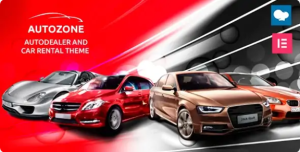 Autozone Auto Dealer and Car Rental Theme