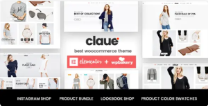 Claue Clean Minimal WooCommerce Theme