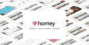 Homey Booking and Rentals Theme
