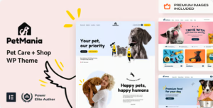 PetMania Pet Shop and Care Theme