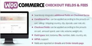 WooCommerce Checkout Fields And Fees