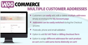 WooCommerce Multiple Customer Addresses