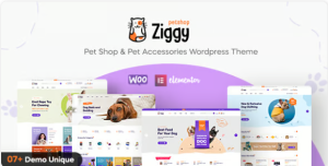 Ziggy Pet Shop WordPress Theme