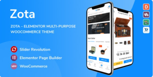Zota MultiPurpose WooCommerce Theme